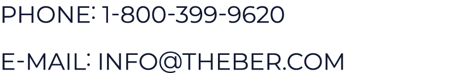 PHONE: 1-800-399-9620 E-MAIL: info theber com