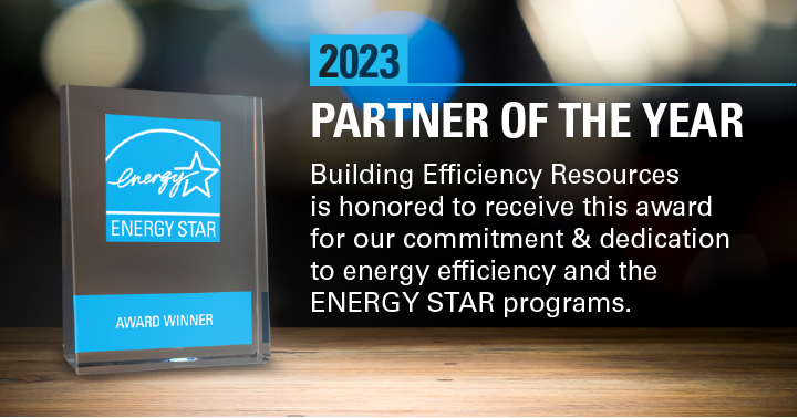 ENERGY STAR Partner of the Year award graphic showing crystal award with the ENERGY STAR logo.